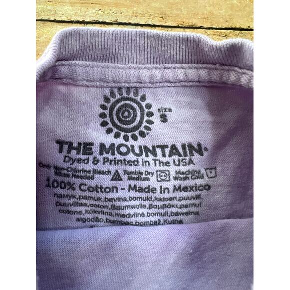 The Mountain Unicorn Castle Kids Purple Tie Dye T-shirt Small - Picture 5 of 6
